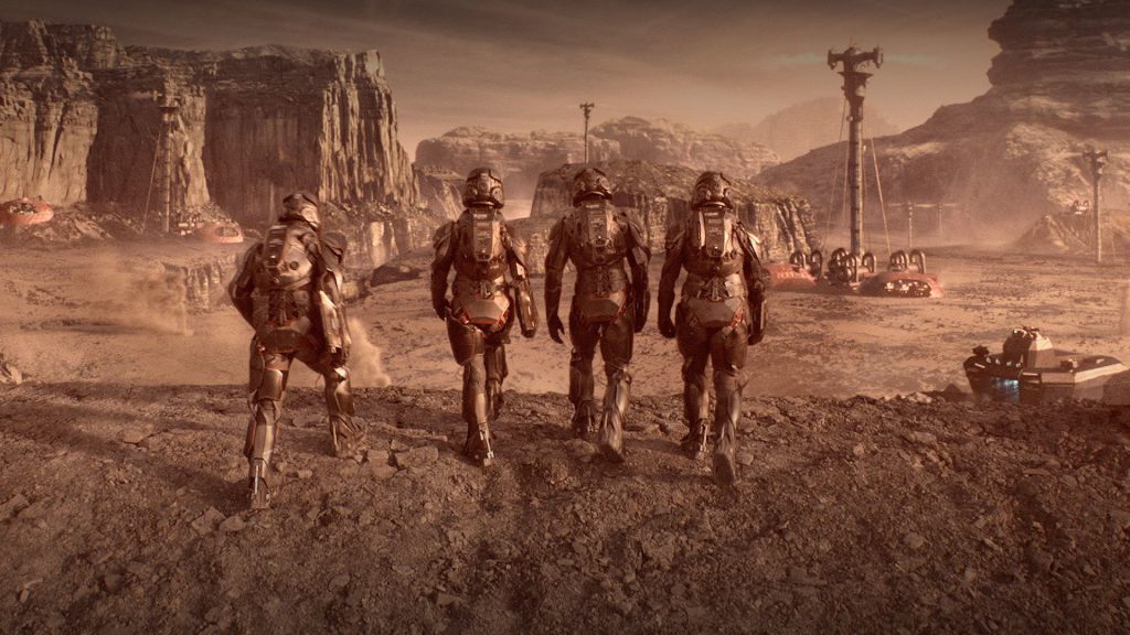 The Expanse Mars backdrop
