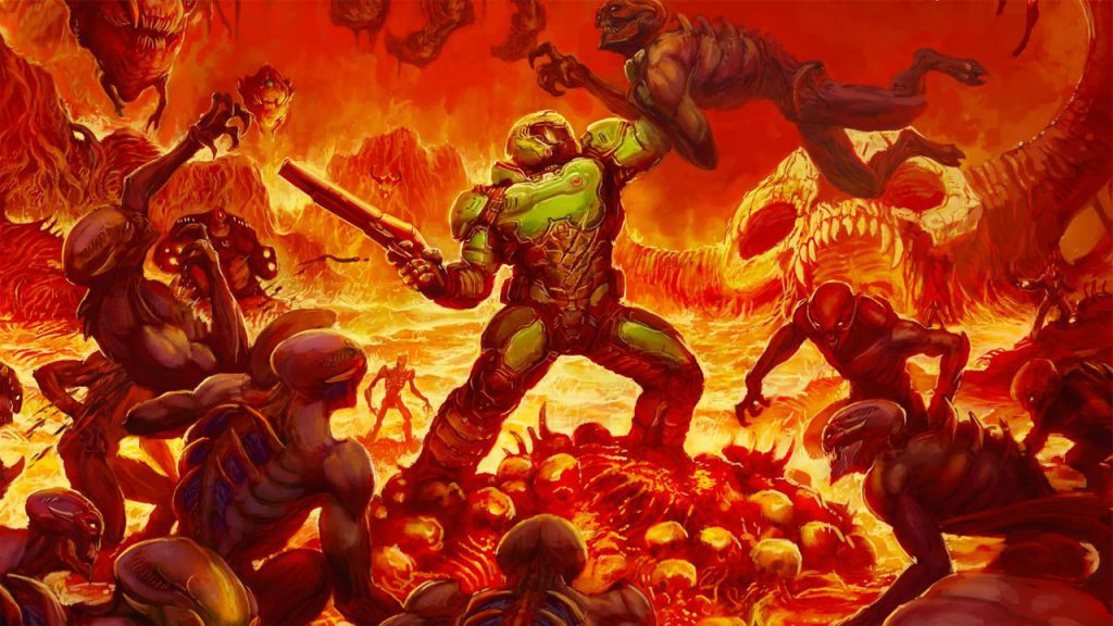 Doom 2016 Video Game backdrop